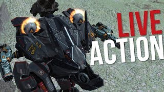 War Robots - Fenrir Best Builds Gameplay Using Max Pilot Skills | Live Action