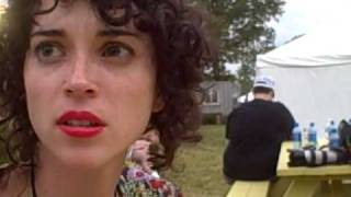 Annie Clark of St. Vincent at Bonnaroo 2009