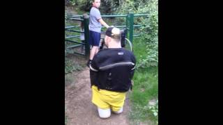 DAK amputee Stubbies a walk in the woods