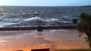 High tide Barry Island