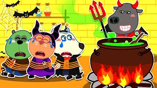 Wolfoo Japan ★ 子供のためのハロウィーンの不気味な夜 ウルフーはお化けの城を探索します ★ 子供向け動画