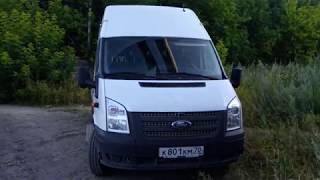 как открывается капот на Ford Transit