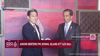 Jokowi Bertemu PM Jepang Jelang KTT G20 Bali