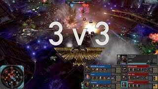 Dawn of War 2 - 3v3 | The Antagonist + Lesten + manonmars [vs] Impregnable + Black_Relic + bruce