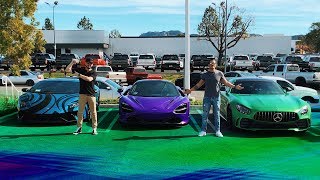 SALOMUNDO ME PRESTÓ SU LAMBO, MCLAREN Y AMG GTR!!! | JUCA