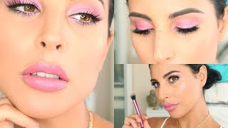 MAQUILLAJE ROSA BARBIE para el VERANO | Eva Davis