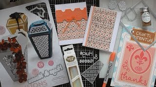 Hot Foiling and Paper Piecing with Tonic Perfumerie Dies :D
