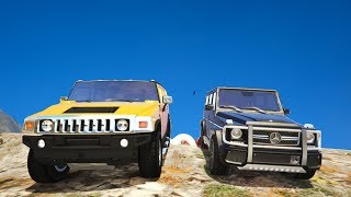 GTA 5 Моды ХАМЕР vs ГЕЛИК на бездорожье  В ГТА 5 (Обзор модов в gta 5)