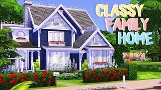 CLASSY FAMILY HOME ? | The Sims 4 | Speed Build
