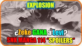 Zeke GANA a LEVI SNK 114: MANGA - SPOILERS CONFIRMADOS!