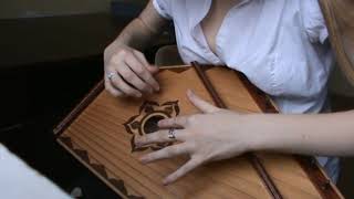 Гусли - Ольга Глазова: мелодия Зеленые рукава 2011 GreenSleeves