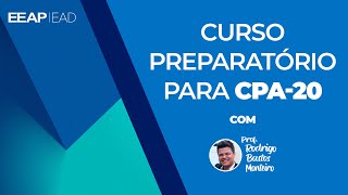 O MELHOR CURSO PREPARATÓRIO PARA CPA-20