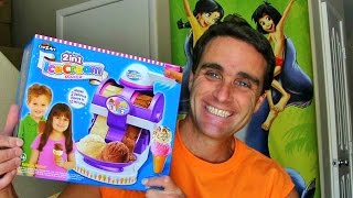 DIY 2 in 1 Ice Cream Maker Unboxing! || Toy Reviews || Konas2002
