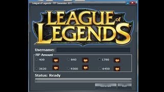 League of Legends Riot Points Generator OCTOBER 2013