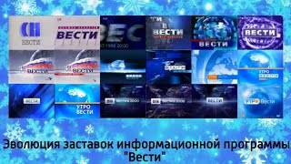 Эволюция заставок новостной программы "Вести"
