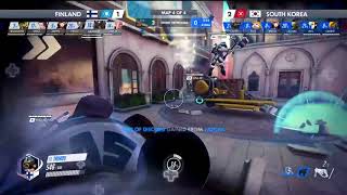 [Overwatch] Overwatch World Cup game ends all of a sudden.