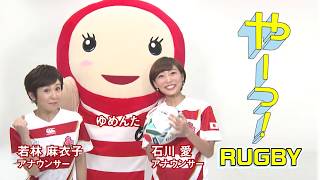 やーっ！ラグビー　若林アナ　石川アナ　ゆめんた編