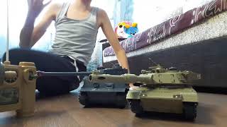Игрушечные танки для детей. (+3) . Видео обзор по танкам  TIGER 103 и Adams M1A2 SEP