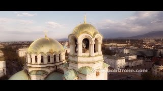Aerial filming - Alexander Nevsky Cathedral, Sofia.