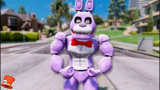 BRAND NEW BUFF BONNIE ANIMATRONIC! (GTA 5 Mods FNAF RedHatter)