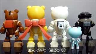 ＨＧアッガイとベアッガイとベアッガイⅢとベアッガイＦ・ACGUY.BEARGGUY.BEARGGUYⅢ.BEARGGUY F・あのプラモ作ったらこうなった番外編