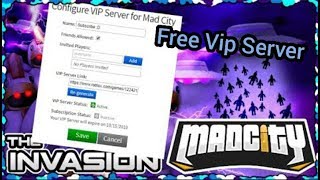 Roblox Mad City Free Vip Server!