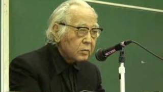 加藤周一氏講演会(2/7)老人と学生の未来-戦争か平和か-