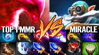 TOP 1 mmr Morphling VS MIRACLE- Gyrocopter - TOP ranked Gameplay Dota 2