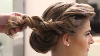 Penteado Prático: Coque Torcido de Mechas