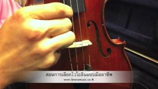 วิธีการเลือกไวโอลินแบบมืออาชีพ ( How to choose your violin? ) with subtitles