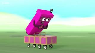 Numberblocks Numberblock Rally S03E12 2018 learn the number Preschool animation