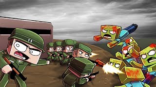 Minecraft | WORLD WAR 2 ZOMBIE INVASION - Zombie Challenge! (WW2 Apocalypse)