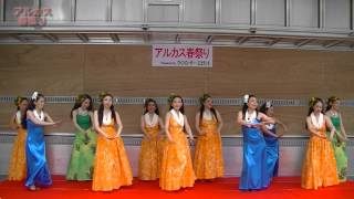 2015/3/29 Ponopono Hula Heart & Bodyworks『カイマナヒラ』＠アルカス春祭り・中目黒アトラスタワー前