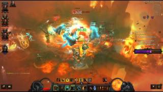 Diablo 3 PTR 2.4 - 4 barb party Grift 72 with HOTA