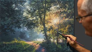 "The beauty of summer" Acrylic. Artist-composer Yushkevich Victor N.