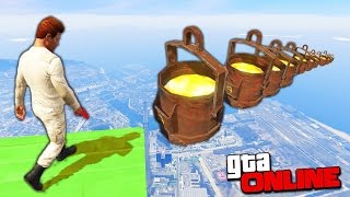САМАЯ СМЕРТЕЛЬНАЯ ТРОПА ПО БОЧКАМ С КИСЛОТОЙ НА ОГРОМНОЙ ВЫСОТЕ В GTA 5 ONLINE