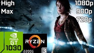 Beyond Two Souls - GT 1030 Ryzen 3 2200G & 8GB RAM
