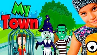 СМЕШНОЕ ВИДЕО для детей Новый мультик ЗАКОЛДОВАННЫЙ ДОМ детская игра My Town