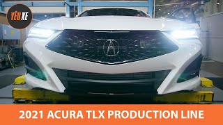 Khám phá dây chuyền sản xuất Acura TLX 2021 |2021 Acura TLX Production Line|