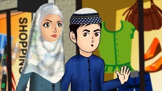 Abdul Bari and the happy shopkeeper Urdu Islamic Cartoons for children