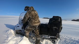 Закончилась обкатка на снегоходе Русская механика ТАЙГА ВАРЯГ 550 V  вектор 551, RM Vector 551i