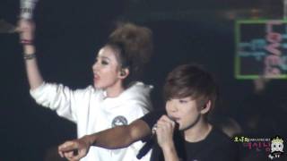 [FANCAM] 111203 YG Family concert - Tell me *Encore (DARA ver)