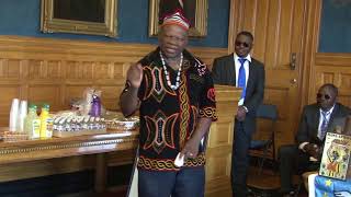 Southern Cameroons- Ambazonia Interim President visits Lowell  MA USA