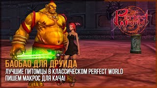 Баобао для друида в классическом Perfect World. Пишем макрос для кача!