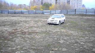 Caldina GT-T on the grass