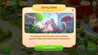 Homescapes - FURRY TALES - Gameplay Walkthrough (iOS, Android)