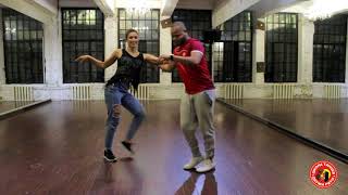Salsa cubana, Arley Perez & Kristina Bolbat [Havana D’Primera - La Peligrosa] Derziritm dance school