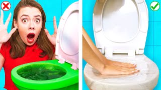 ЛЕНИВЫЕ ЛАЙФХАКИ ДЛЯ ВАННОЙ | Смешные Ситуации в Ванной от Ideas 4 Fun