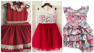 Simple Casual Cotton Baby Frocks Latest Designs For Girls