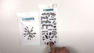 Dahlia Turnabout Stamps & Die by Concord & 9th